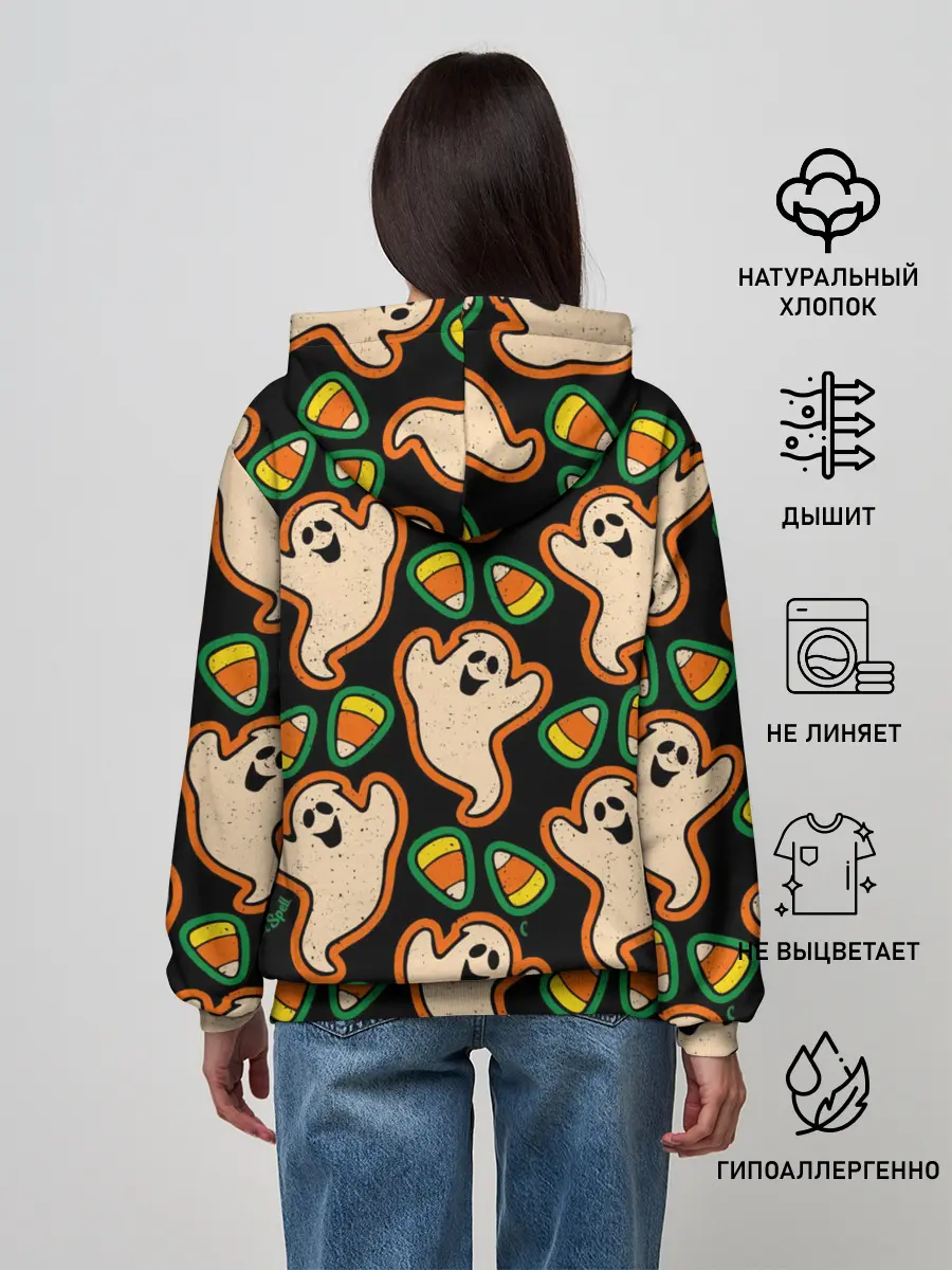Женское худи / Привидения | Колпаки