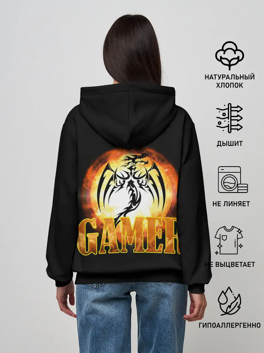 Женское худи / GAMER | Геймер