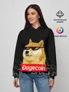 Женское худи / DOGECOIN / DOGE / ДОГИКОИН