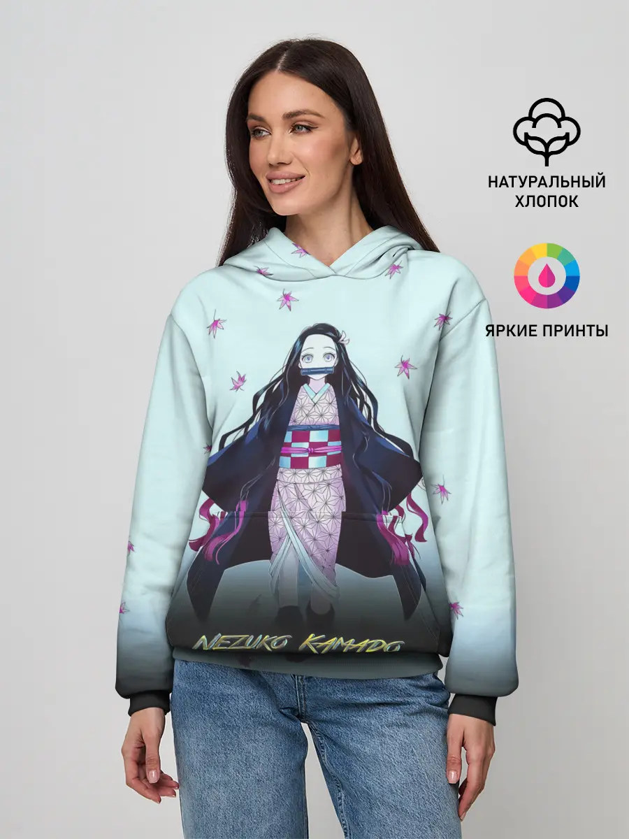 Женское худи / Nezuko Kamado Demon Slayer