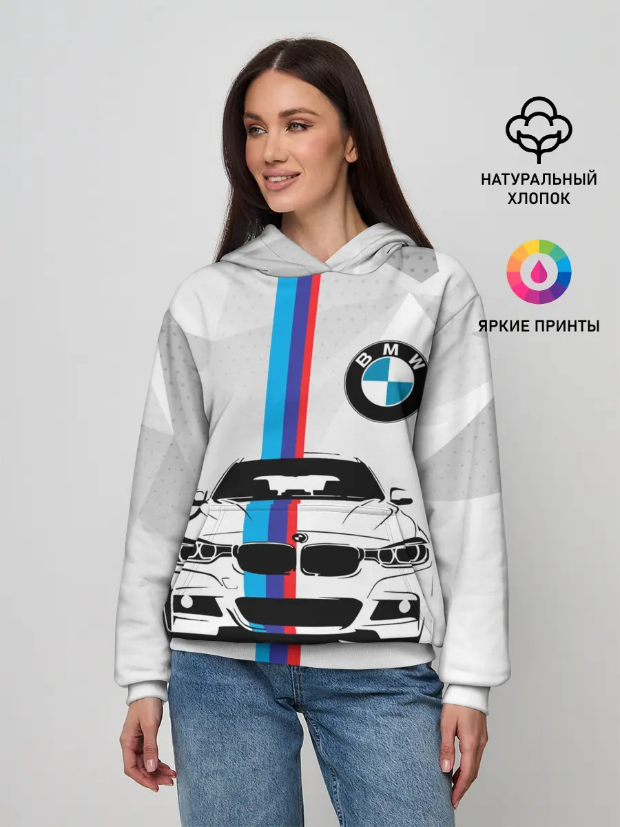 Женское худи / BMW / БМВ / M PERFORMANCE