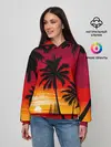 Женское худи / Гавайский закат