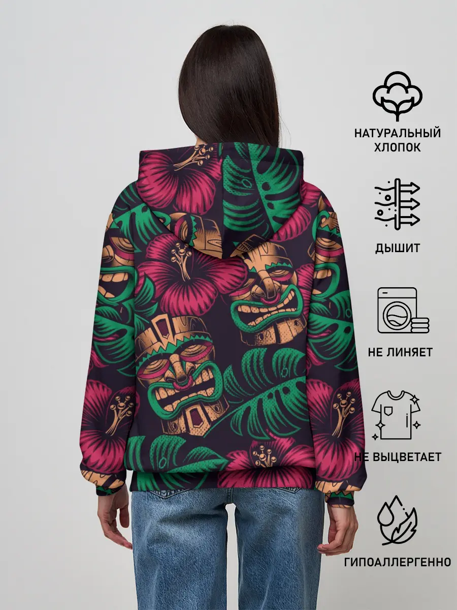 Женское худи / Тропический