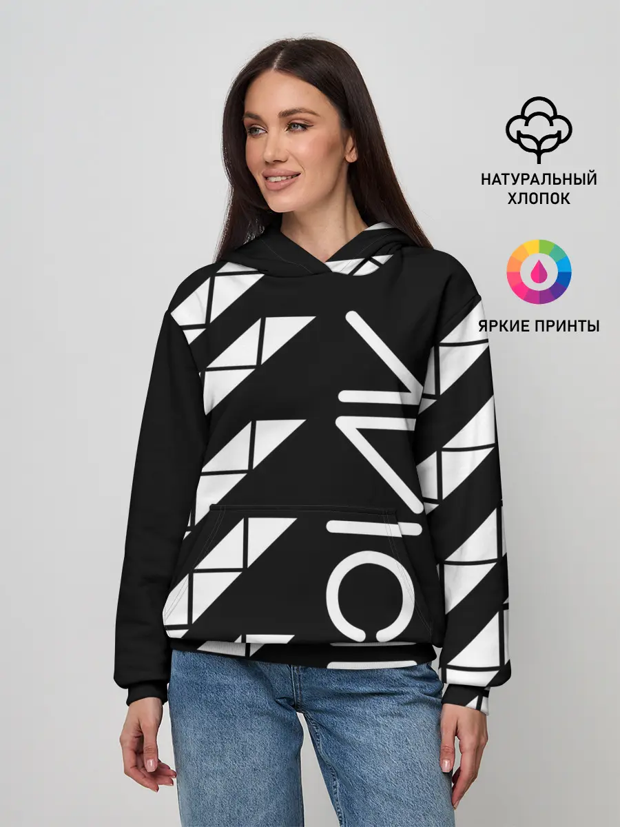 Женское худи / AVICII ГЕОМЕТРИЯ
