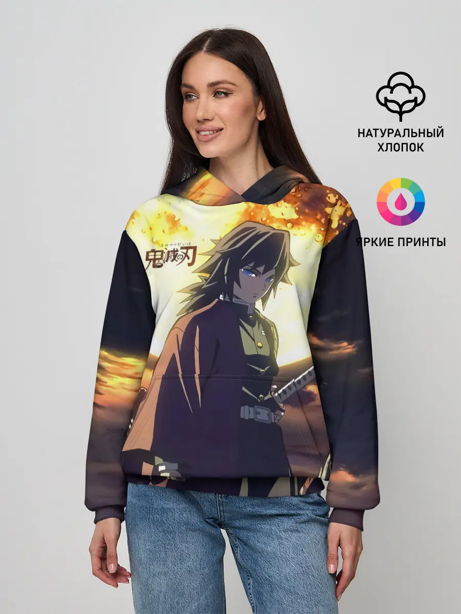 Женское худи / Demon Slayer: Kimetsu no Yaiba