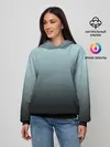 Женское худи / Black and Blue gradient