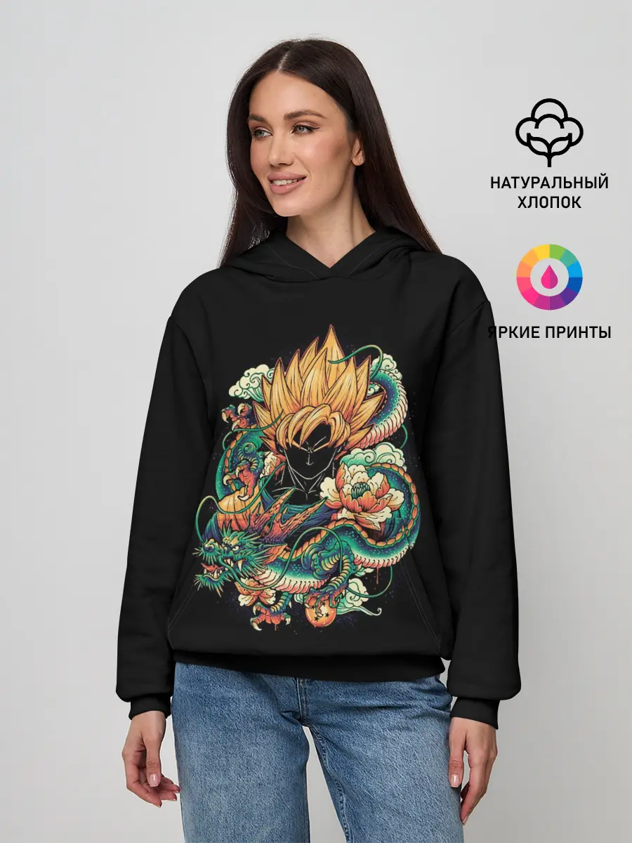 Женское худи / Dragon Ball. Retro Style