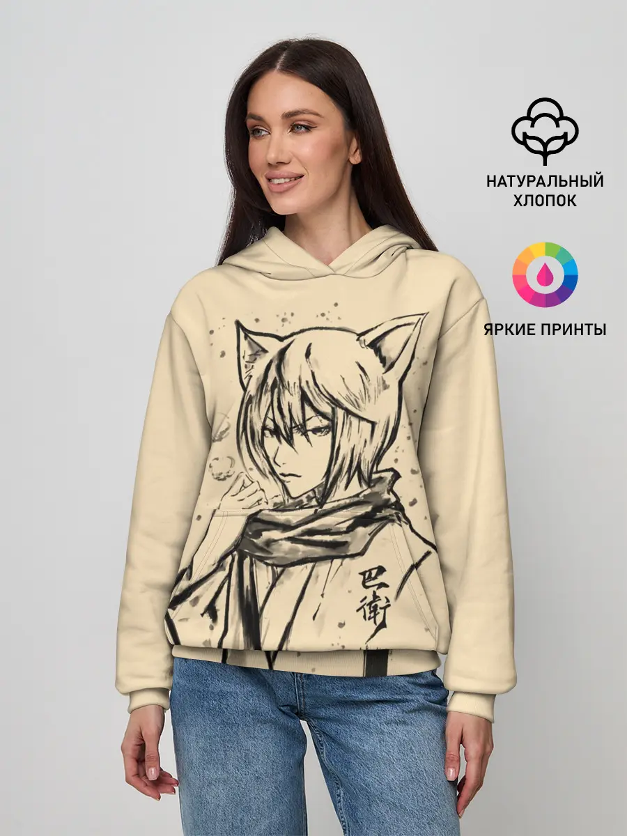 Женское худи / Kitsune Tomoe