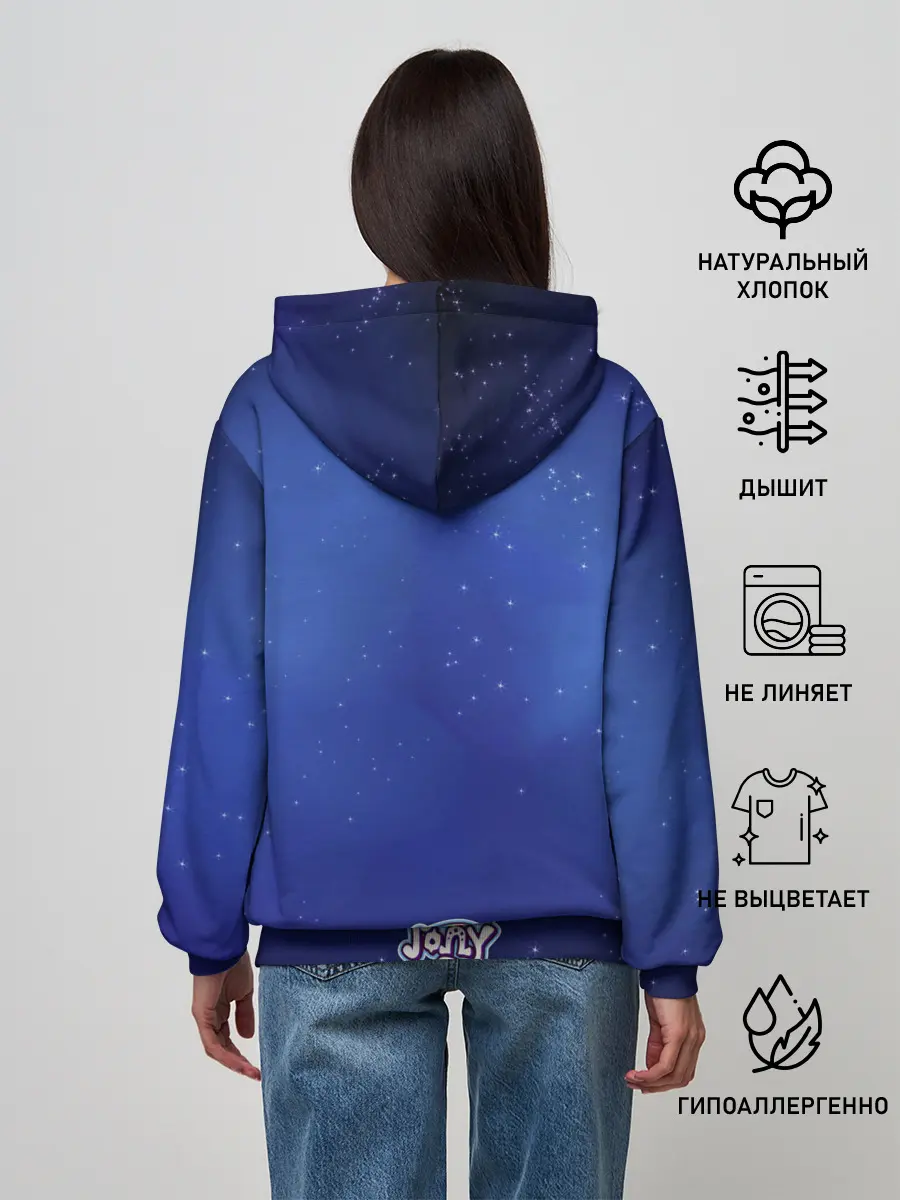 Женское худи / Лунная пони