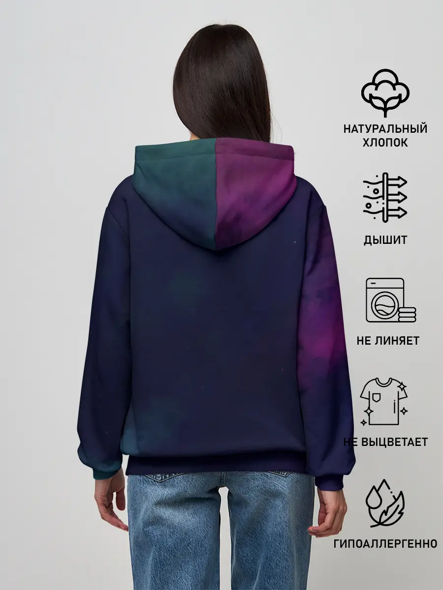 Женское худи / Пони в космосе