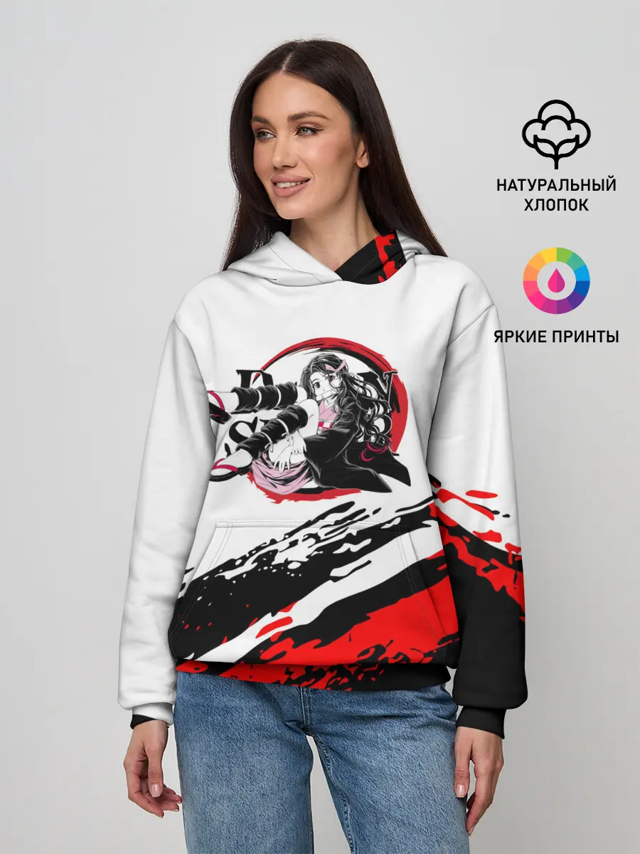 Женское худи / Незуко Камадо | Клинок, рассекающий демонов