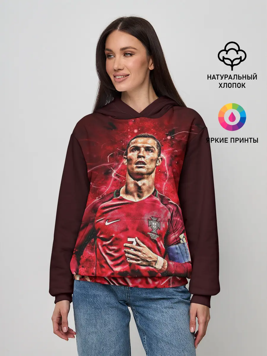 Женское худи / Cristiano Ronaldo