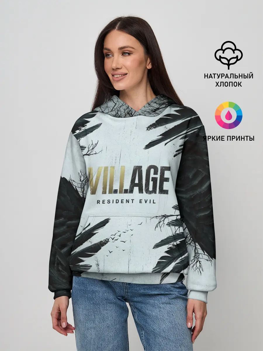 Женское худи / Resident Evil Village. Crow