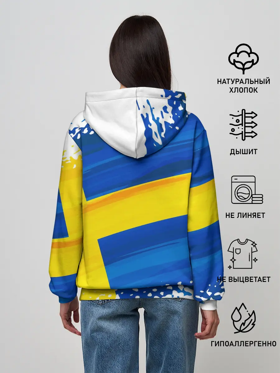 Женское худи / ЗЛАТАН ИБРАГИМОВИЧ / ШВЕЦИЯ