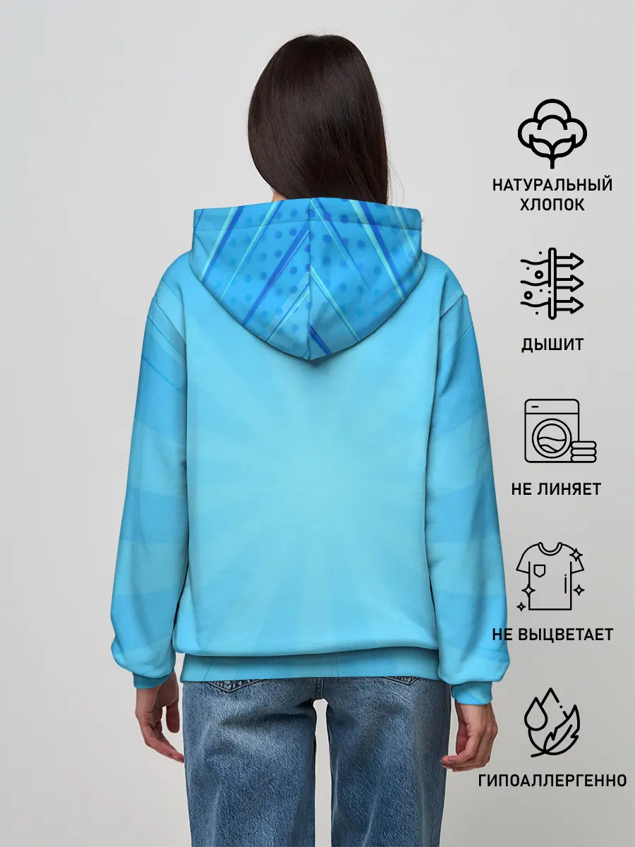 Женское худи / Магна Свинг | Чёрный Клевер