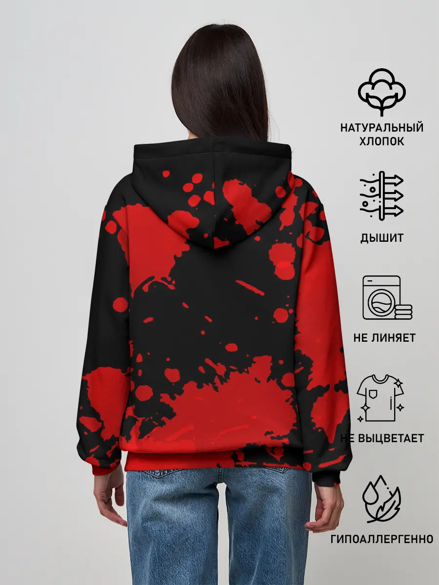 Женское худи / Стив с мечом Minecraft