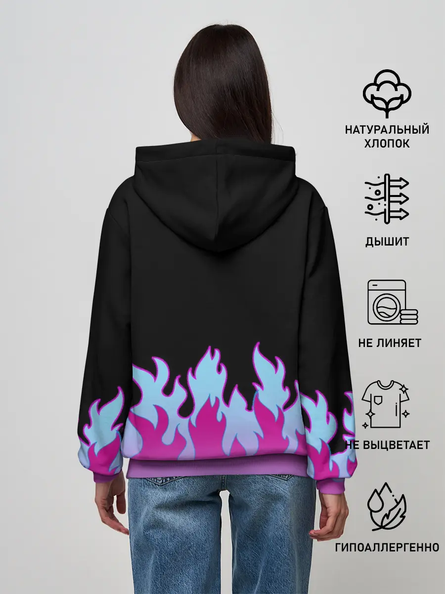 Женское худи / ПЛАМЯ 1.0