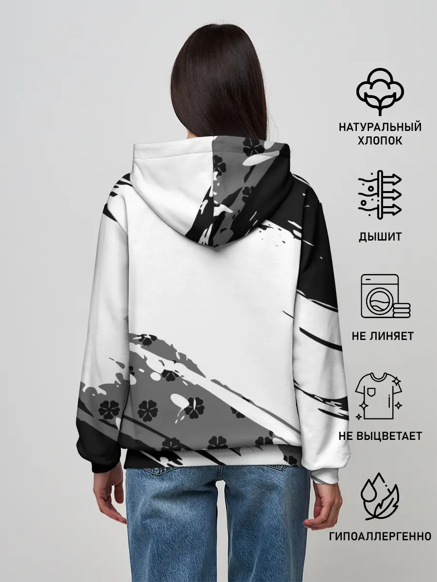 Женское худи / IDIOT! Black Clover