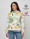 Женское худи / Цветы и листья