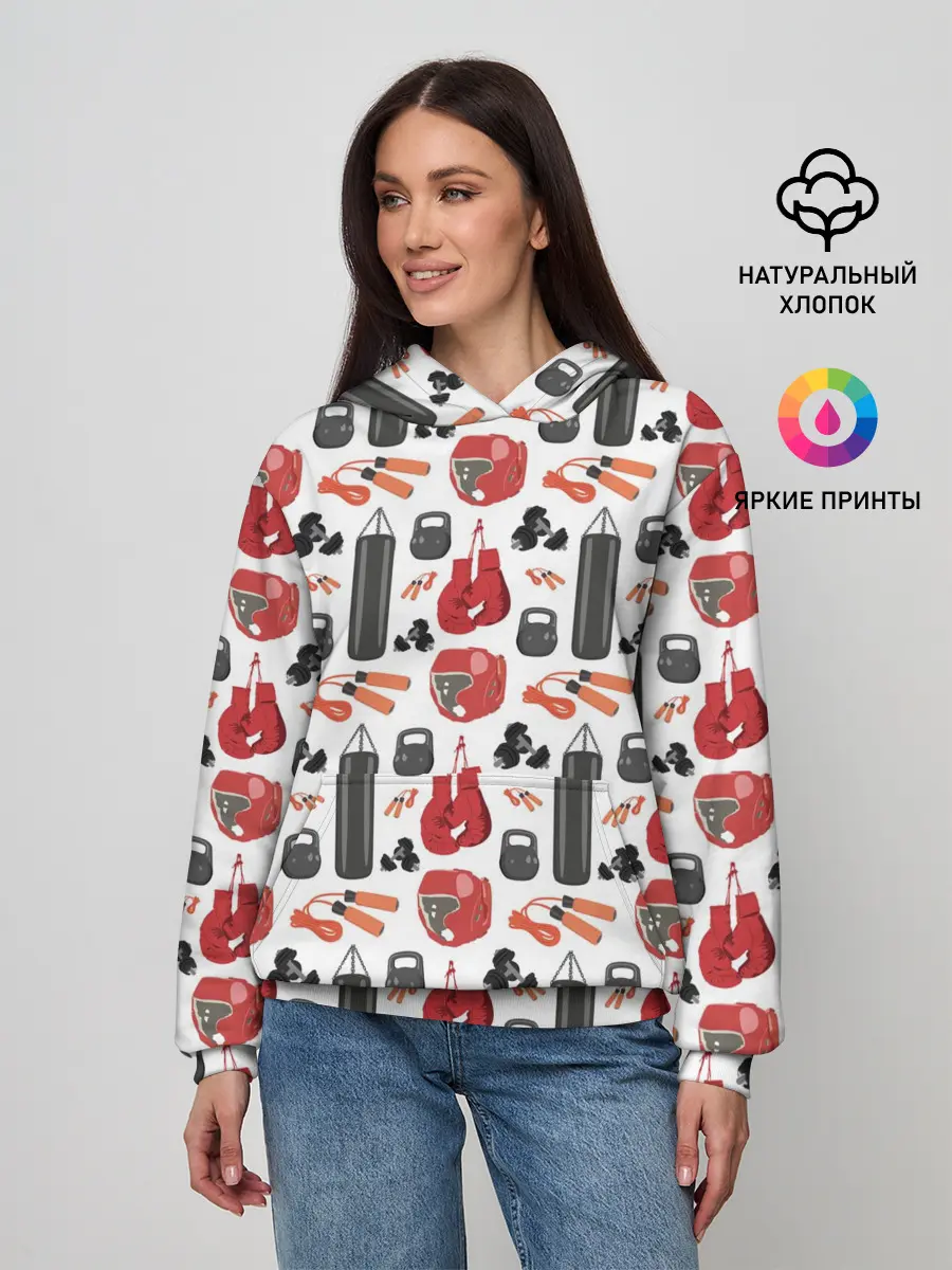 Женское худи / Бокс