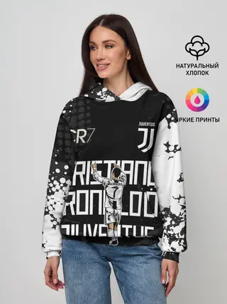 Женское худи / КРИШТИАНУ РОНАЛДУ / ЮВЕНТУС