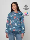 Женское худи / Морские жители