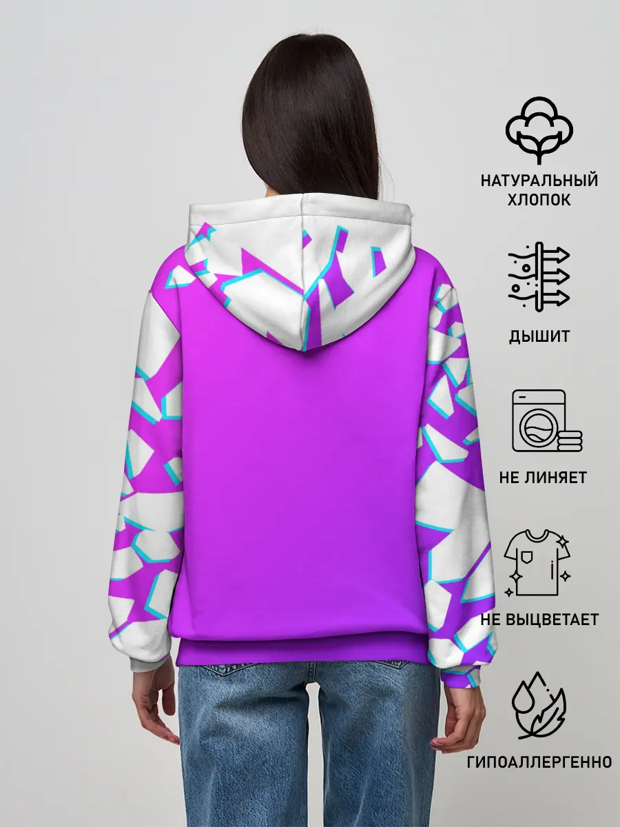 Женское худи / КРИШТИАНУ РОНАЛДУ / НЕОН