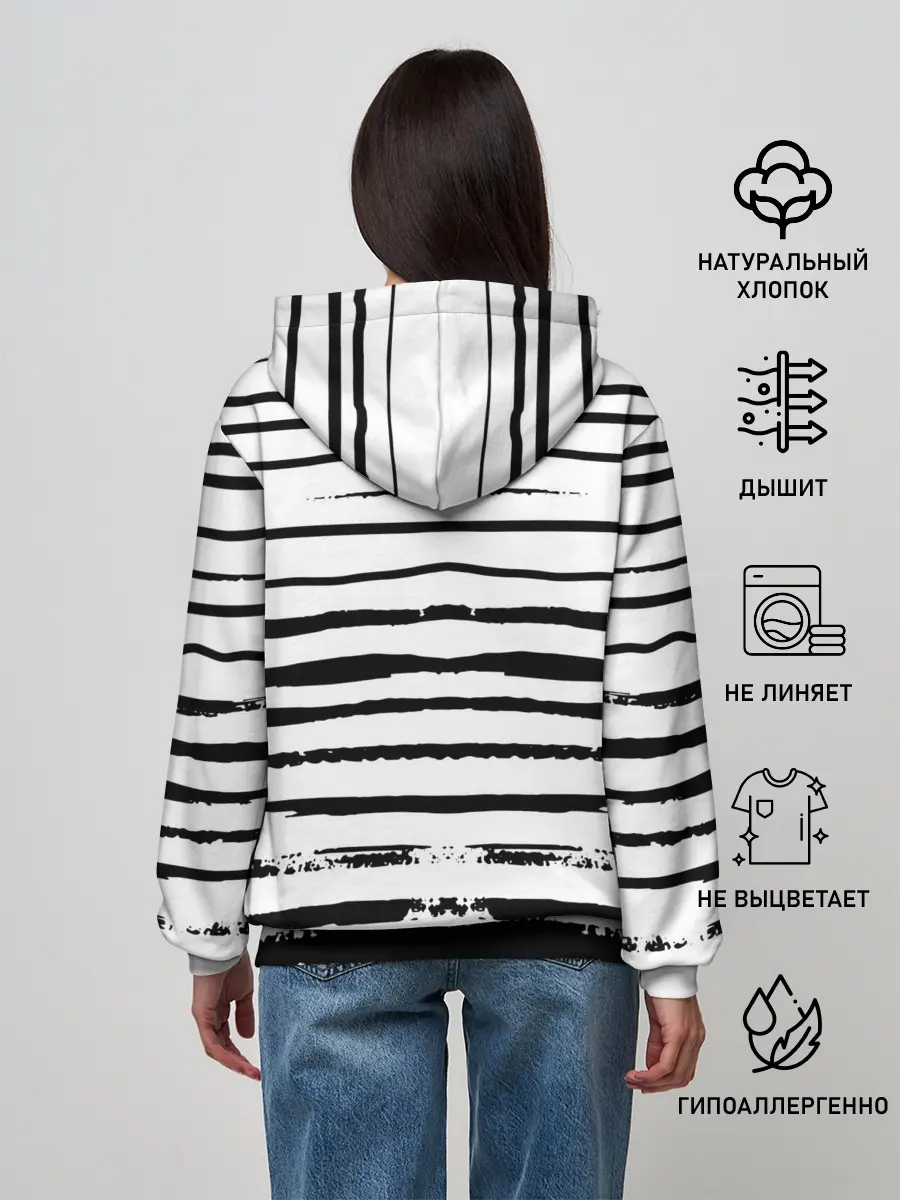 Женское худи / СЕВЕРНЫЙ ФЛОТ ТЕЛЬНЯШКА ВМФ