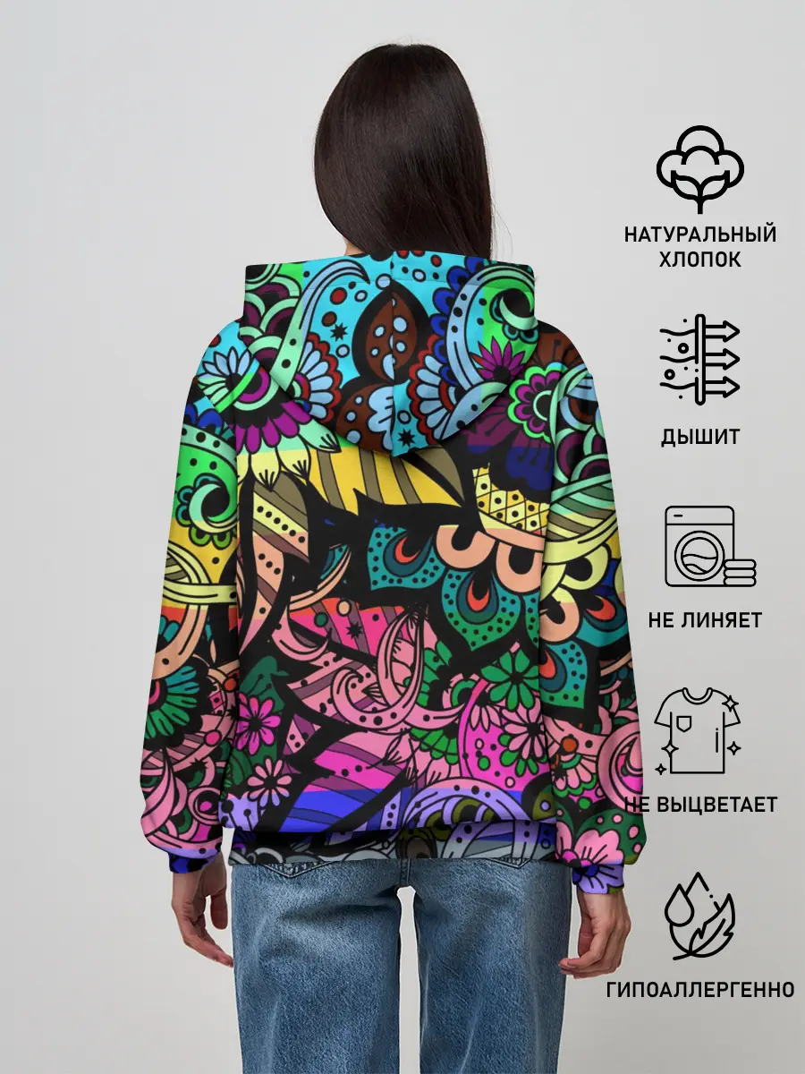 Женское худи / АЛОХА ГАВАЙИ | ALOHA HAWAII