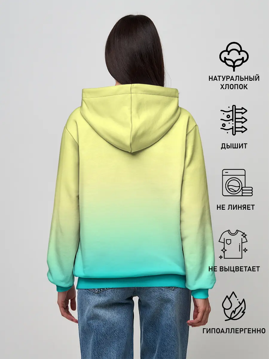 Женское худи / Юно и Аста | Черный Клевер