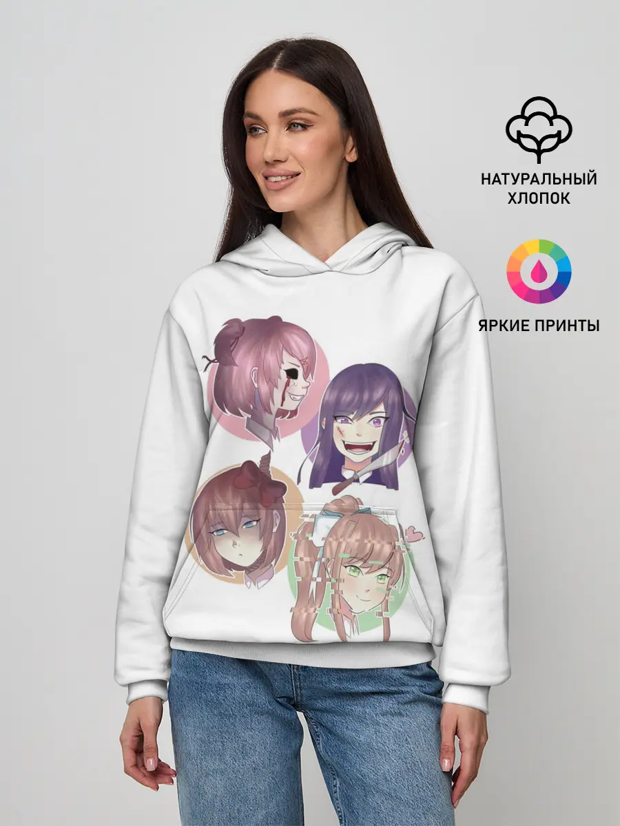 Женское худи / Doki Doki Literature Club