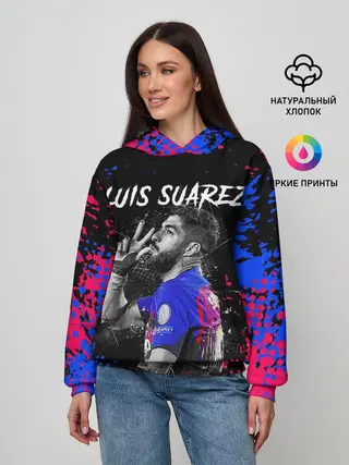 Женское худи / ЛУИС СУАРЕС / БАРСЕЛОНА