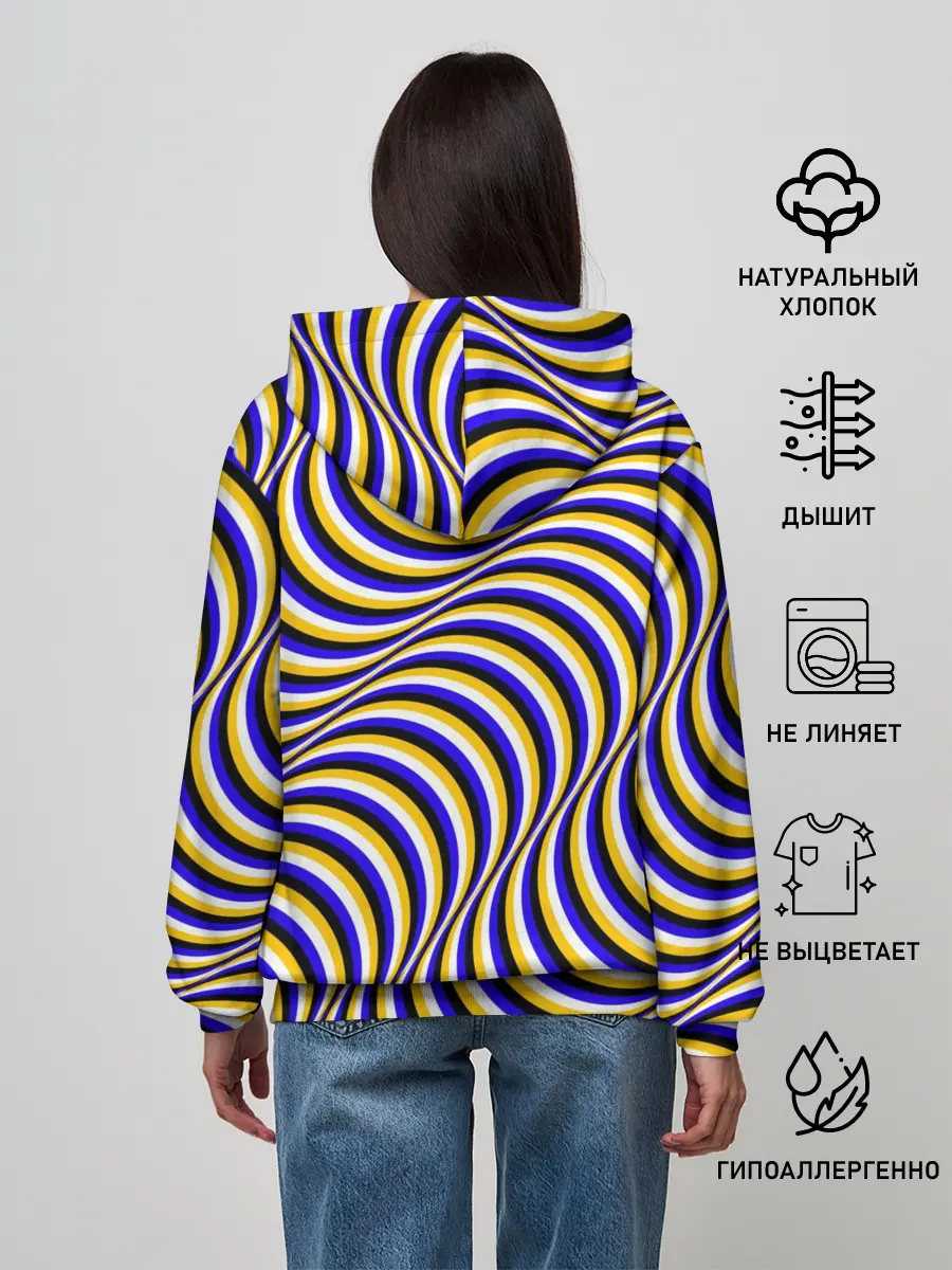 Женское худи / Иллюзия обман зрения