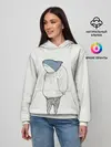 Женское худи / акула в свитере