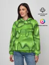 Женское худи / Green Slime