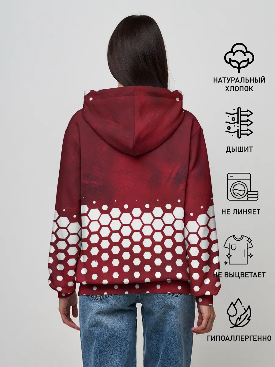 Женское худи / РОБЕРТ ЛЕВАНДОВСКИ / БАВАРИЯ