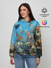 Женское худи / Коралловые рыбки