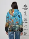Женское худи / Коралловые рыбки