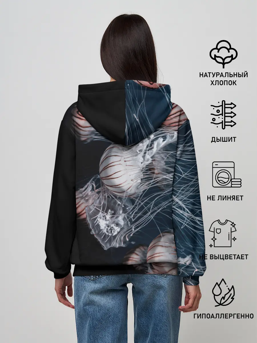 Женское худи / Медузы