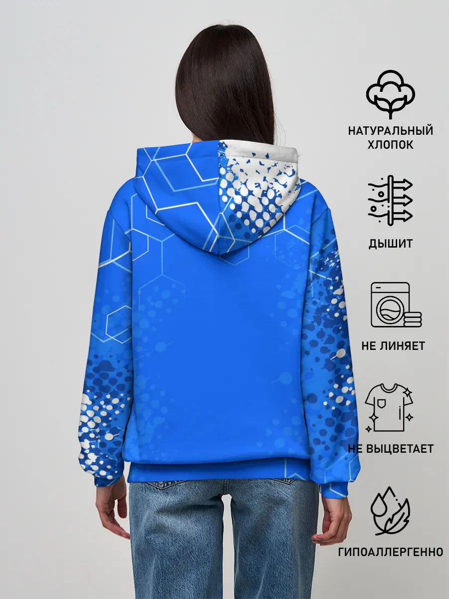 Женское худи / СЕРХИО АГУЭРО / МАНЧЕСТЕР СИТИ