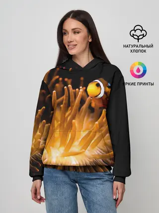 Женское худи / Клоуны в актинии