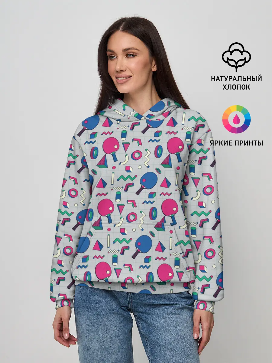 Женское худи / Настольный Теннис