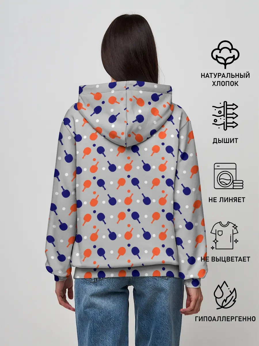 Женское худи / Пинг-понг