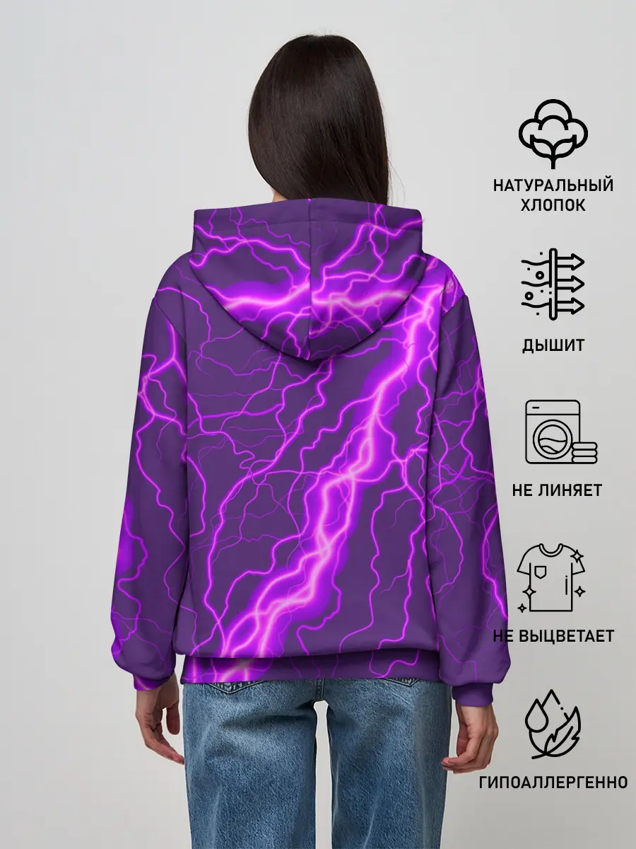 Женское худи / GENSHIN IMPACT / МОЛНИЯ