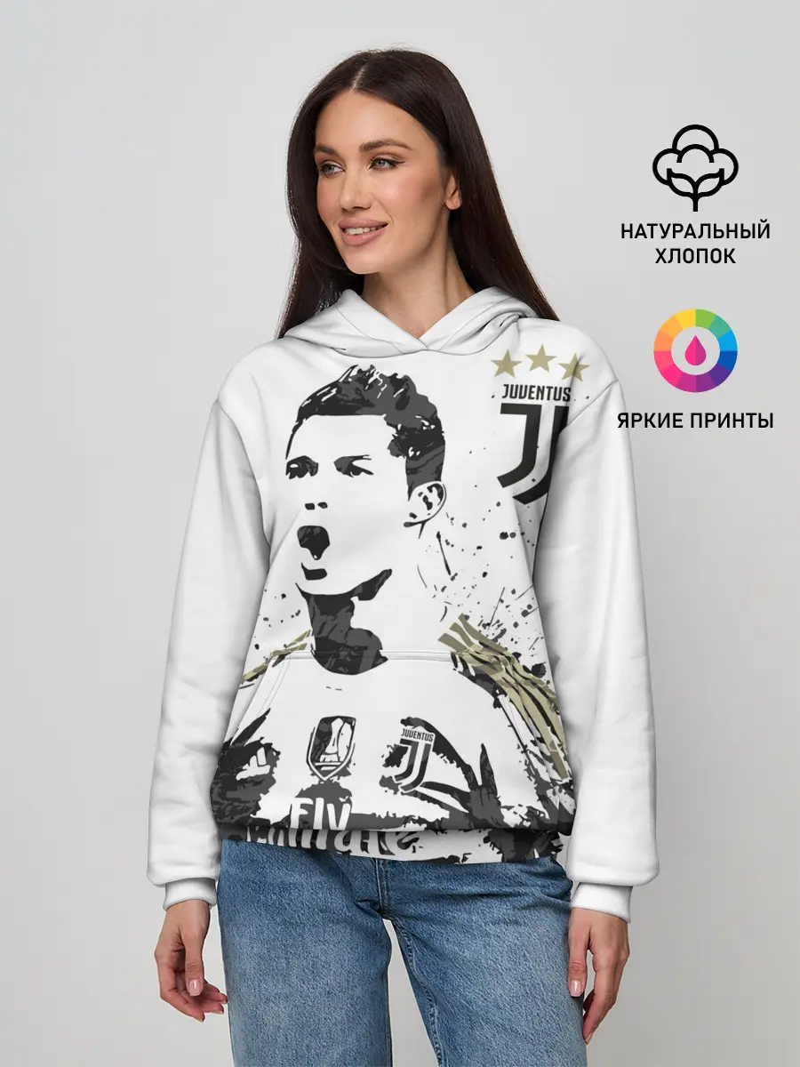 Женское худи / Криштиану Роналду