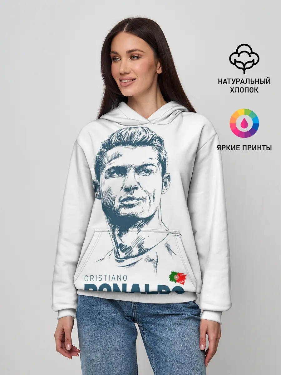 Женское худи / Криштиану Роналду