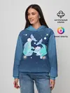 Женское худи / Два дельфина