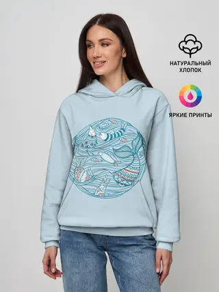 Женское худи / Sea Circle