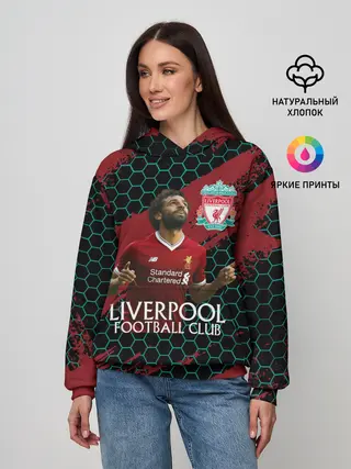 Женское худи / Liverpool: Мохамед Салах.