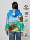 Женское худи / Морская черепашка
